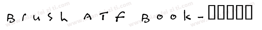 Brush ATF Book字体转换